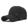 Winter Hat Men's Warm Middle-Aged and Elderly Baseball Cap Outdoor Windproof Ear Protection Cold-Proof Cotton Cap