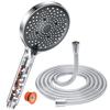 Shower Head - Yeaupe - Dch7012cp - Water-saving - 6 Types of Jets - Limescale Filter