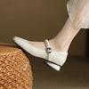 Fashion 2025 Fashion New Genuine  Shoes Women Mary Janes Low Heels Spring Summer Shoes Fashion Ladies Party Daily Shoes