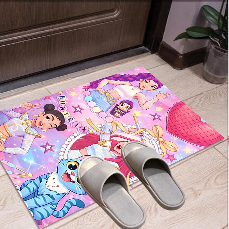 Girl group Pattern Rug, Indoor/Outdoor Mat, for Picnic, Gameroom, Bedroom, Office, Living Room, Home Decor Carpet, Birthday Gift