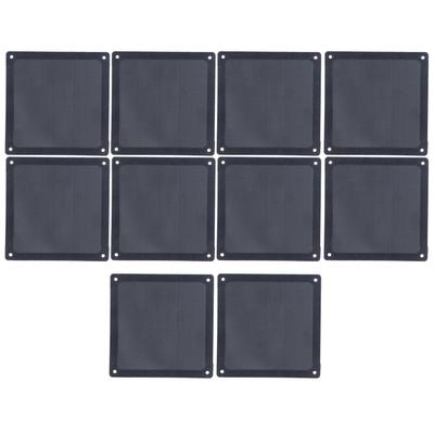 10PCS 14 X 14CM Computer Fan Filter Grill Superior Heat Dissipation PVC Mesh Magnetic Fan Dust Filte