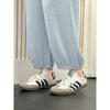 Plus Size Women's Clothing [Cool Fiber Smooth Skin Pants] Texture Summer Easiest for Match Casual Ankle Length Ankle-Tied Cool Pants