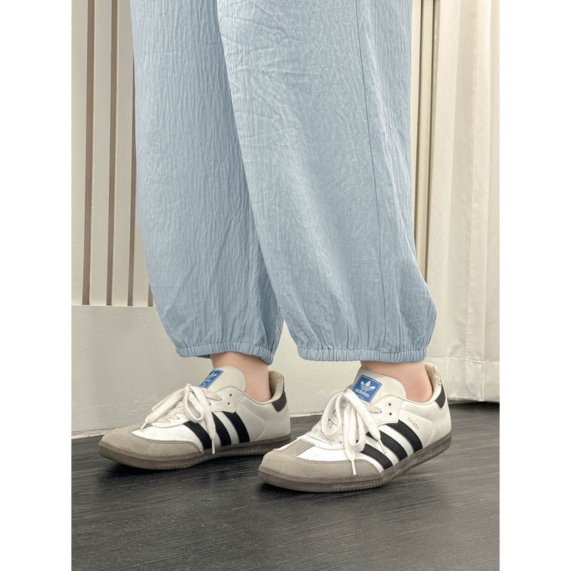 Plus Size Women's Clothing [Cool Fiber Smooth Skin Pants] Texture Summer Easiest for Match Casual Ankle Length Ankle-Tied Cool Pants