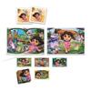CLEMENTONI - Edukit 4 en 1 - Dora - Puzzle, Mémo, Cubes - Apprentissage Préscolaire Ludique - Idée Cadeau pour Enfants