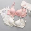 Wireless Bras Solid Backless Push Up Bras For Women's Bras Sexy Fashion Lady Bras Beauty Lingerie Girls Simple Bras 32/75AB Bra