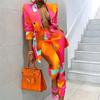 Autumn and Winter New Fashion Women Buttoned Blazer and Pants Casual Suits 2 Piece Sets Outfits