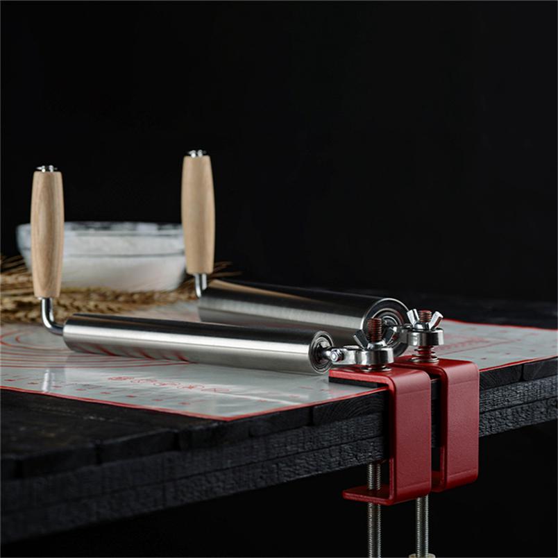 Metal Stainless Steel Rolling Pin Durable Pie Fondant Cake Kitchen Accessories