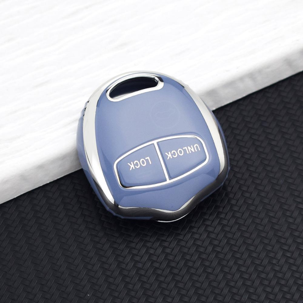 2/3 Buttons Car Key Case Cover for Mitsubishi ASX Mirage Montero Shogun L200 Colt Outlander Pajero Lancer EX Key Fob Accessory