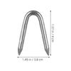 Riding Staples for Wire Mesh Fencing Securing 1 Bag Silver Iron Nails