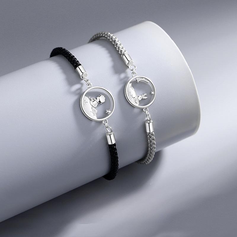 The Little Prince and The Fox Couple Bracelet Personalized Woven Hand Rope Student Long-distance Love Birthday Gift