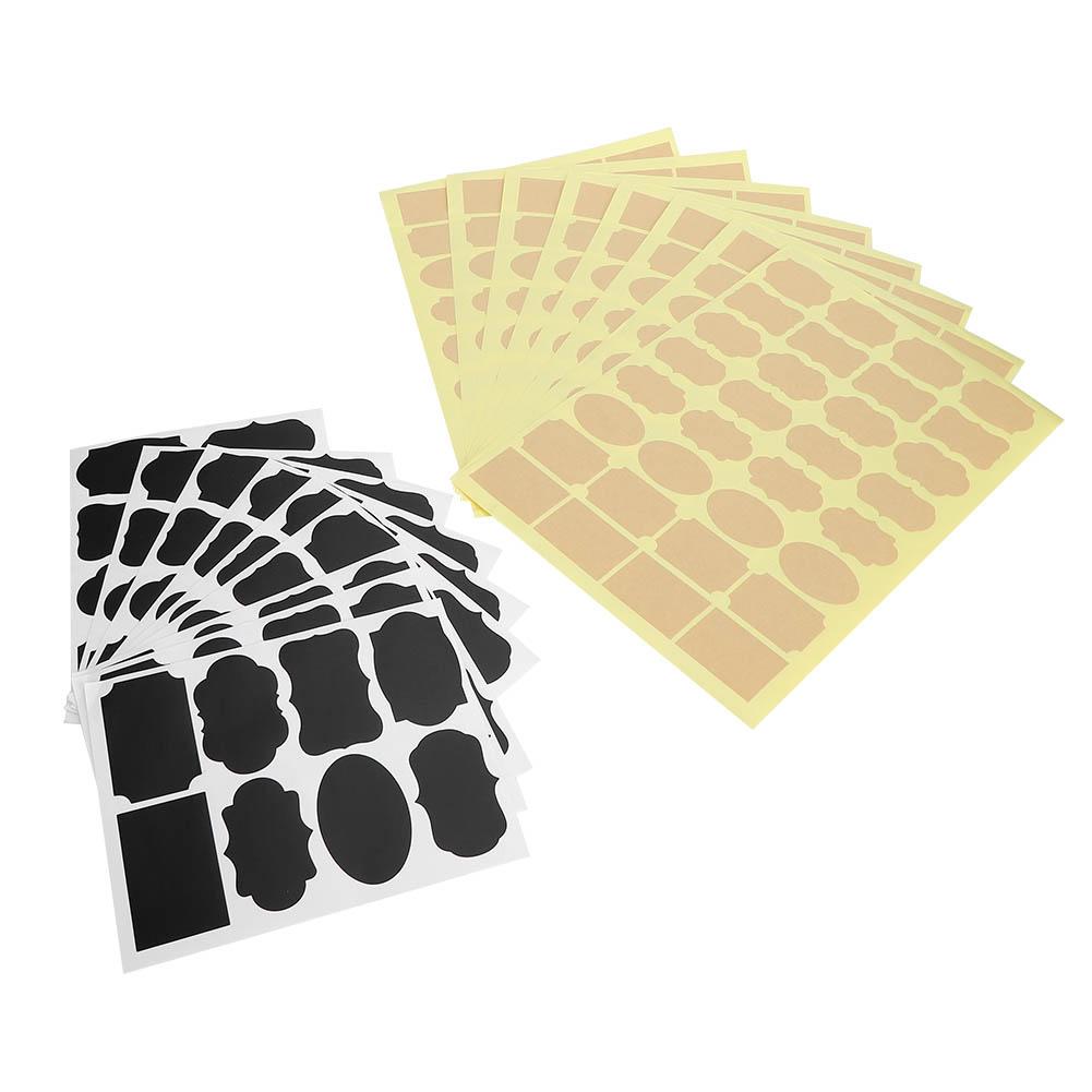 328pcs Chalkboard Label Stickers Adhesive Waterproof Sticker for Flower Pot Storage Jar