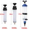 Car Oil Fluid Extractor Siphon Pump Brake Fluid Syringe Pump Auto Manual Suction Vacuum Fuel Transfer Hand Pump Dispenser