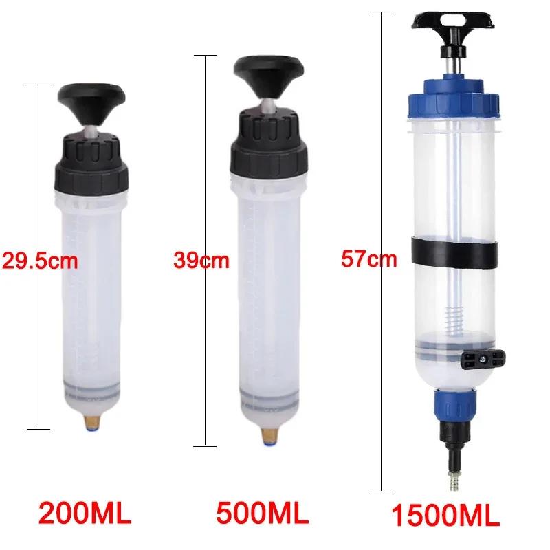 Car Oil Fluid Extractor Siphon Pump Brake Fluid Syringe Pump Auto Manual Suction Vacuum Fuel Transfer Hand Pump Dispenser