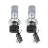 2pcs Cylinder Cam Locks RV Compartment Lock Keyed Alike Cam Locks Tool Box Replacement Hardware