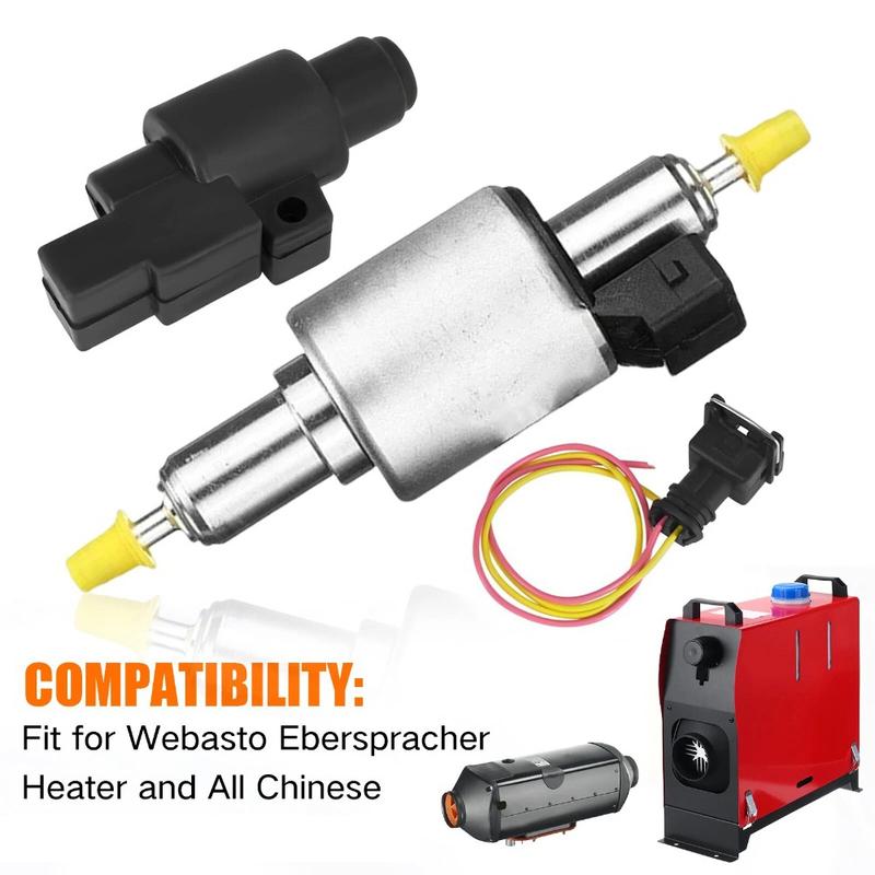 Ultra Quiet 12V 2KW-8KW Diesel Parking Heater Fuel Pump Kit Diesel Electric Heater Oil Fuel Pump Air Heaters Parking Heater