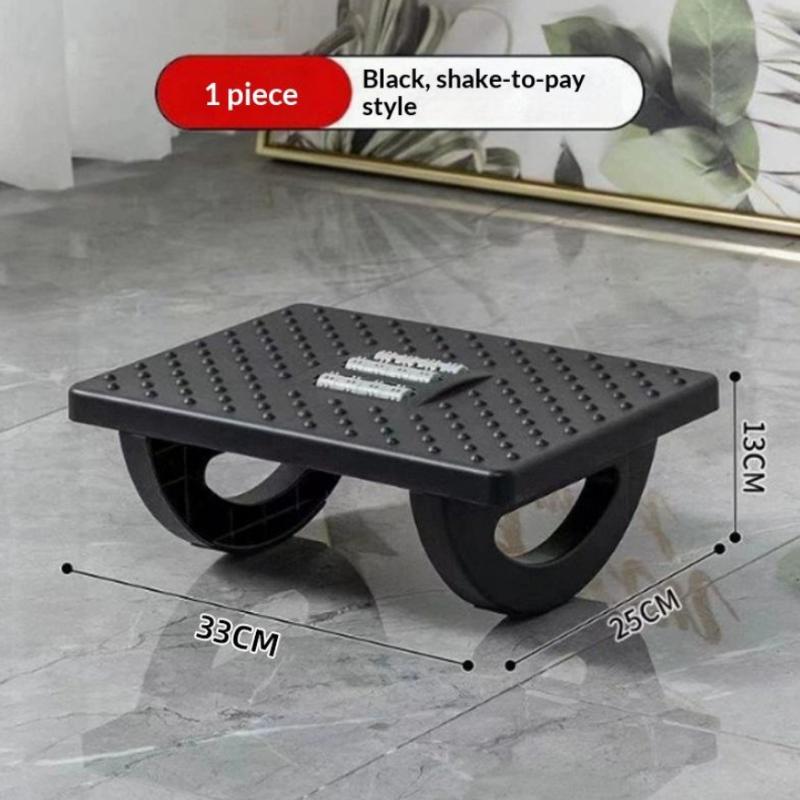 Ergonomic Portability Foot Rest Under Desk Footrest Foot Stool With Massage Rollers Non Slip Support Foot Rest For Home Office C