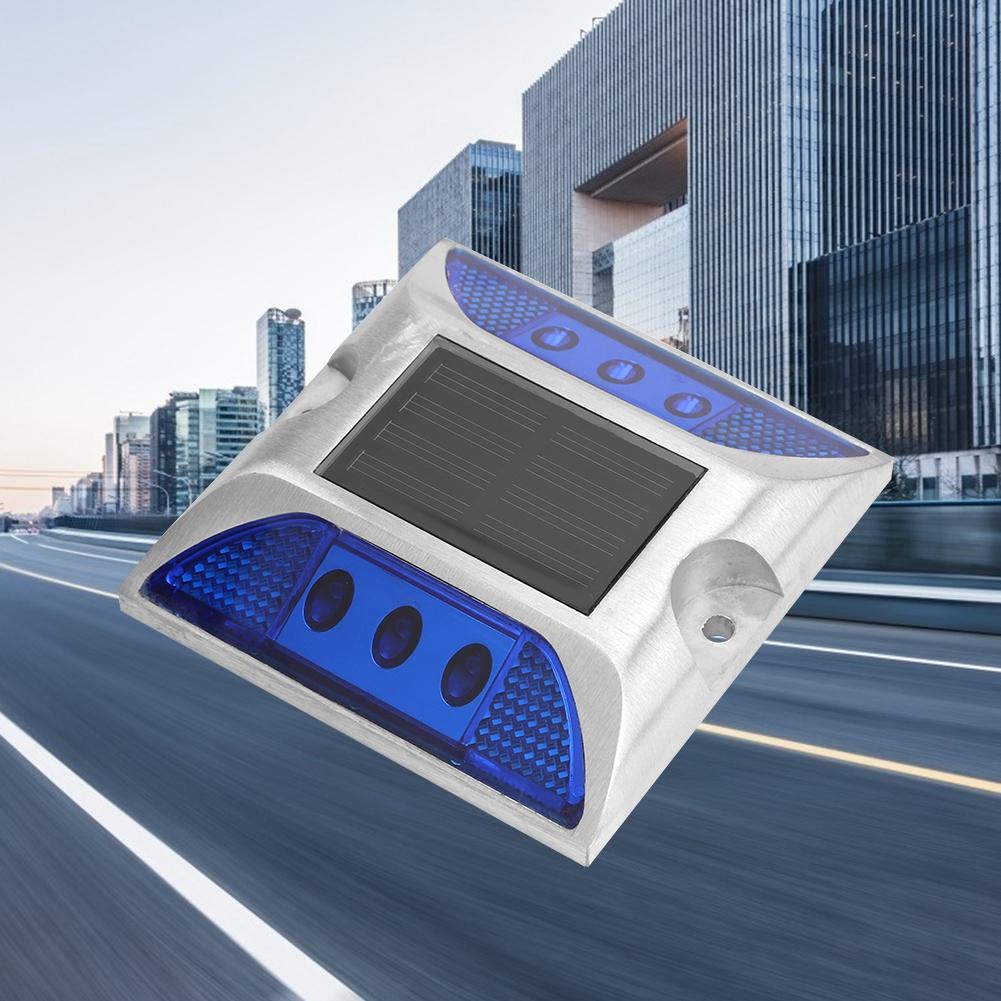 Ground Lights LED Solar Power Ground Marker Lights Waterproof Outdoor Driveway Road Highway Spike Lamp Solar Power Ground Light