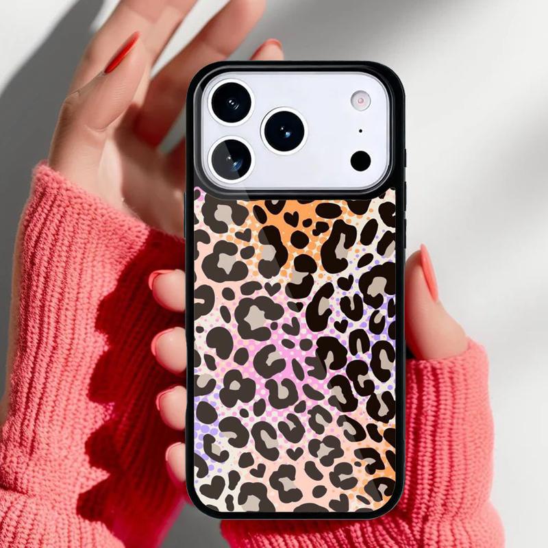 CAMOUFLAGE LEOPARD PRINT Phone Case for iPhone 17 16 15 14 13 Pro Max Back Cover for 12 11 Pro Coque