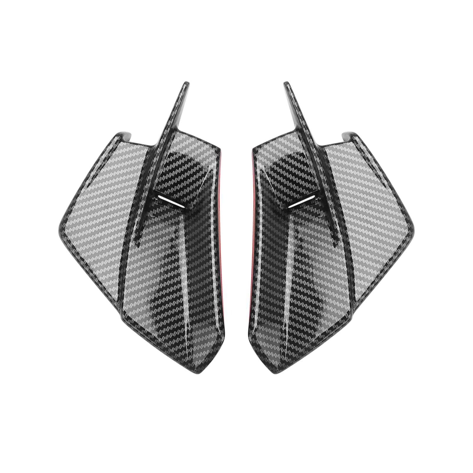 

Motorcycle Winglet Wind Deflector Fairing Kit Kawasaki Ninja ZX-4RR ZX-4R ZX-25R 2019-2024 Winds Spoiler