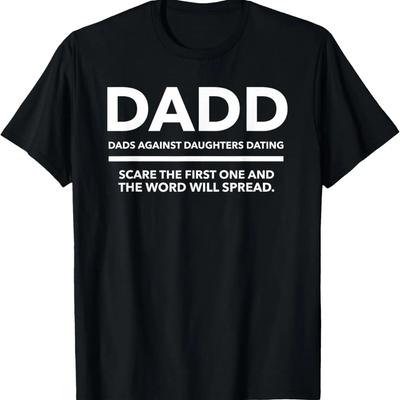 Väter gegen die Verabredung von Töchtern Lustiges Vatertags-T-Shirt