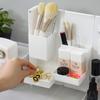 Folding And Standing  Desktop Multifunctional Magnetic Opening And Closing Plastic Pencil Case Office Pencil Case Cosmetic Case