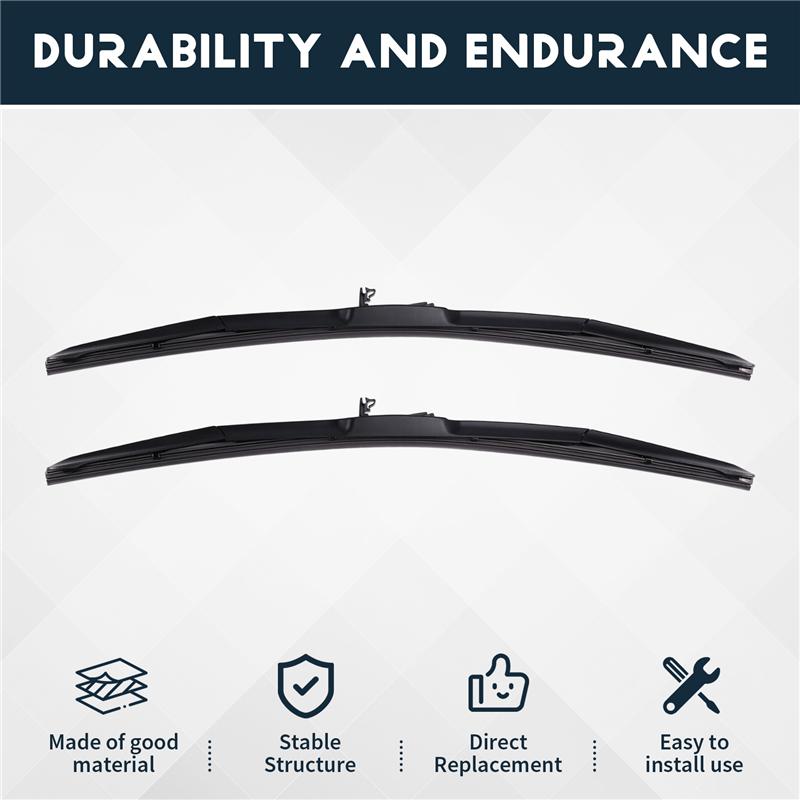 A34R Front Wiper Blade 22"+ 22" For SLK Class R170 1996-2004 Hook Windshield Windscreen Car Wiper Blades Window