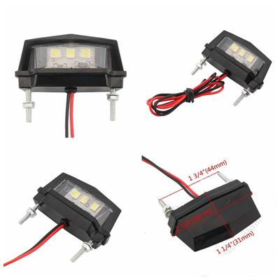 Iluminare exterioară – Iluminarea plăcuței de înmatriculare