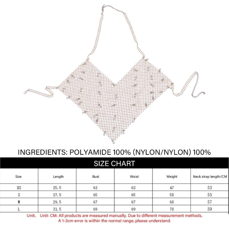 Elegantní přívěsek s perlami Průsvitný tílko Řetízek na tělo Jedinečný řetízek na tělo s visícími perlami Elegantní tělový doplněk pro trendsettera