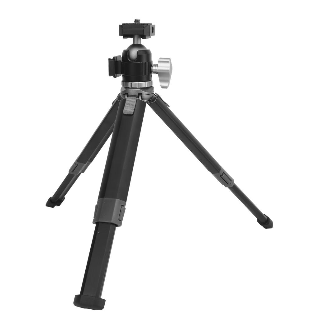 Camera Tripod 14in Screw Cold Shoe Port 360 Degree Rotation Extendable Camera Mount Tripod Stand