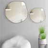 2 Pieces Wall Mirror Modern Decorative Design Home Living Room Decoration and Mirror