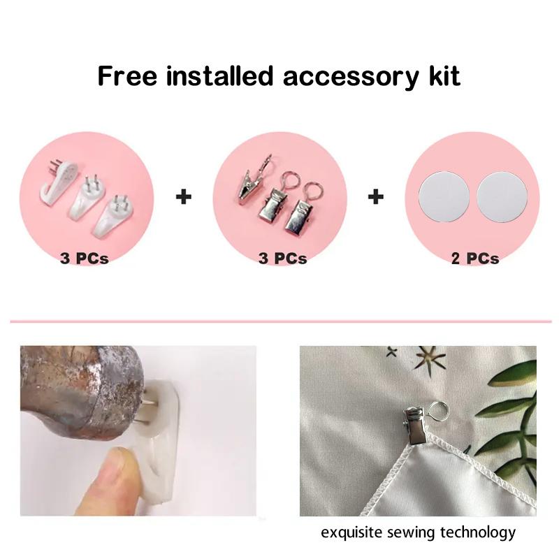 1pc Skeleton Mushroom Pattern Tapestry, Moon Sun Mandala Tapestry, Room Decoration Wall Hanging