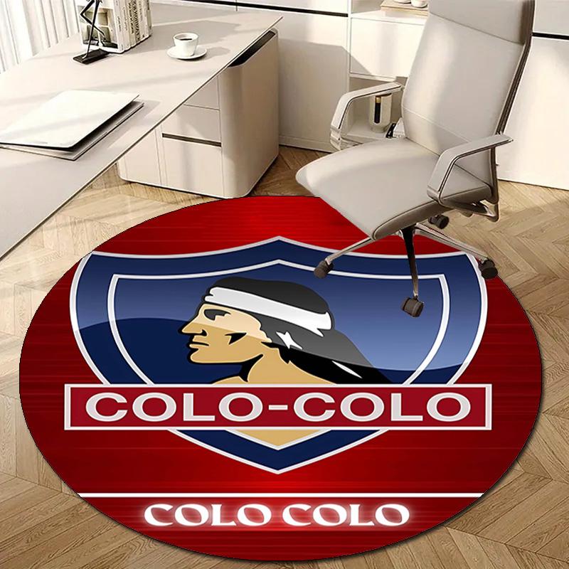 1 pezzo Squadra di Calcio (71) Tappeto Rotondo Stampato per Camera da Letto Soggiorno Decorazione per la Casa Tappeti Tappetino Tappetino Antiscivolo Tappeto per Comodino