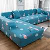 1-4 Seater Nordic Style Sofa Cover Elastic Cushion Cover Stretch Full Sofa Covering Breathable Dust-proof