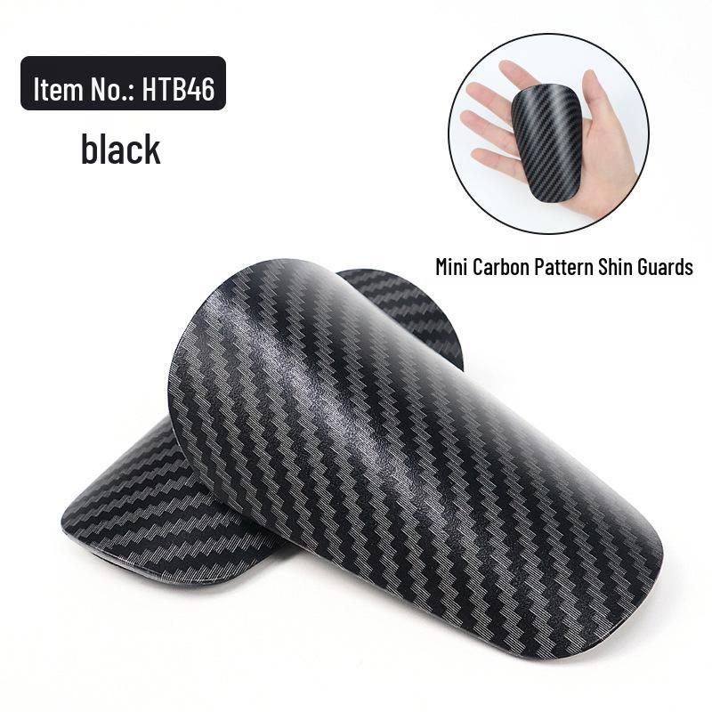 

Temu Lightweight Carbon Fiber Style Mini Shin Guards - Pro Edition for Adults and Children