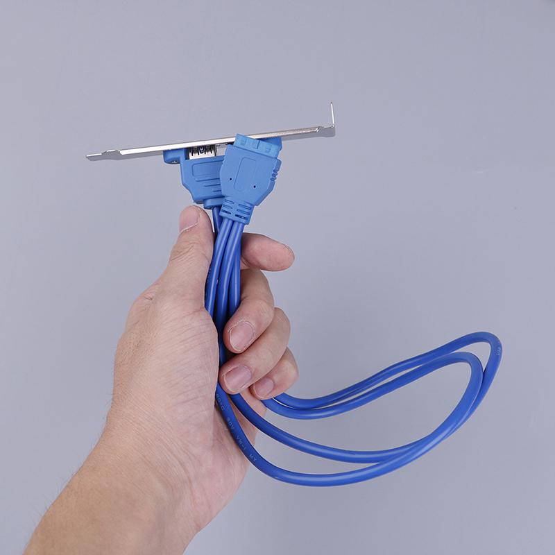 2 порта USB 3.0 задняя панель расширения кронштейн для 20-контактного разъема материнская плата кабель 1 pc