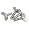 Galvanized Yuanbao Butterfly Screw, Hand-Tightened Zinc Carbon Steel, Horn Head, Thread M4/M6/M8.