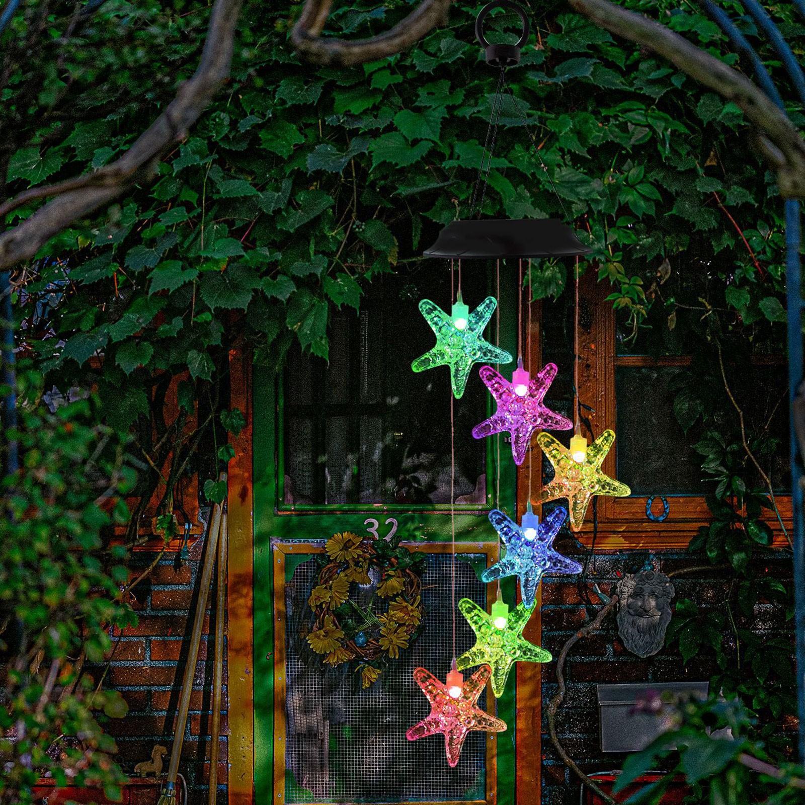 

Solar Wind Chime Color Changing Outdoor Solar Garden Decoration Light