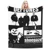 Coperte Trapuntate Deftones Nu Metal Calde Morbide Soffici Peluche Coperta da Lanciare per Decorazione Casa Viaggio Ufficio Copriletto in Flanella Copriletto