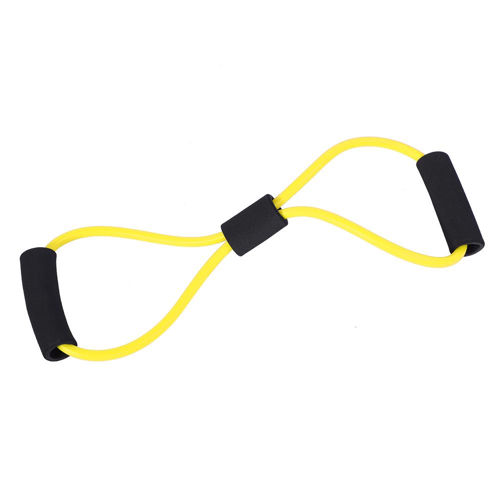 Resistance Stretch Rubber Band Training Rope Tube Workout Fitness Exercise for Gym (Blue)