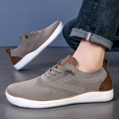 Herren Weite Barfußschuhe Mode Freizeit Sneaker Outdoor Leichte Walking Flats Große Größe Herrenschuhe Atmungsaktive Mesh Schuhe für Herren