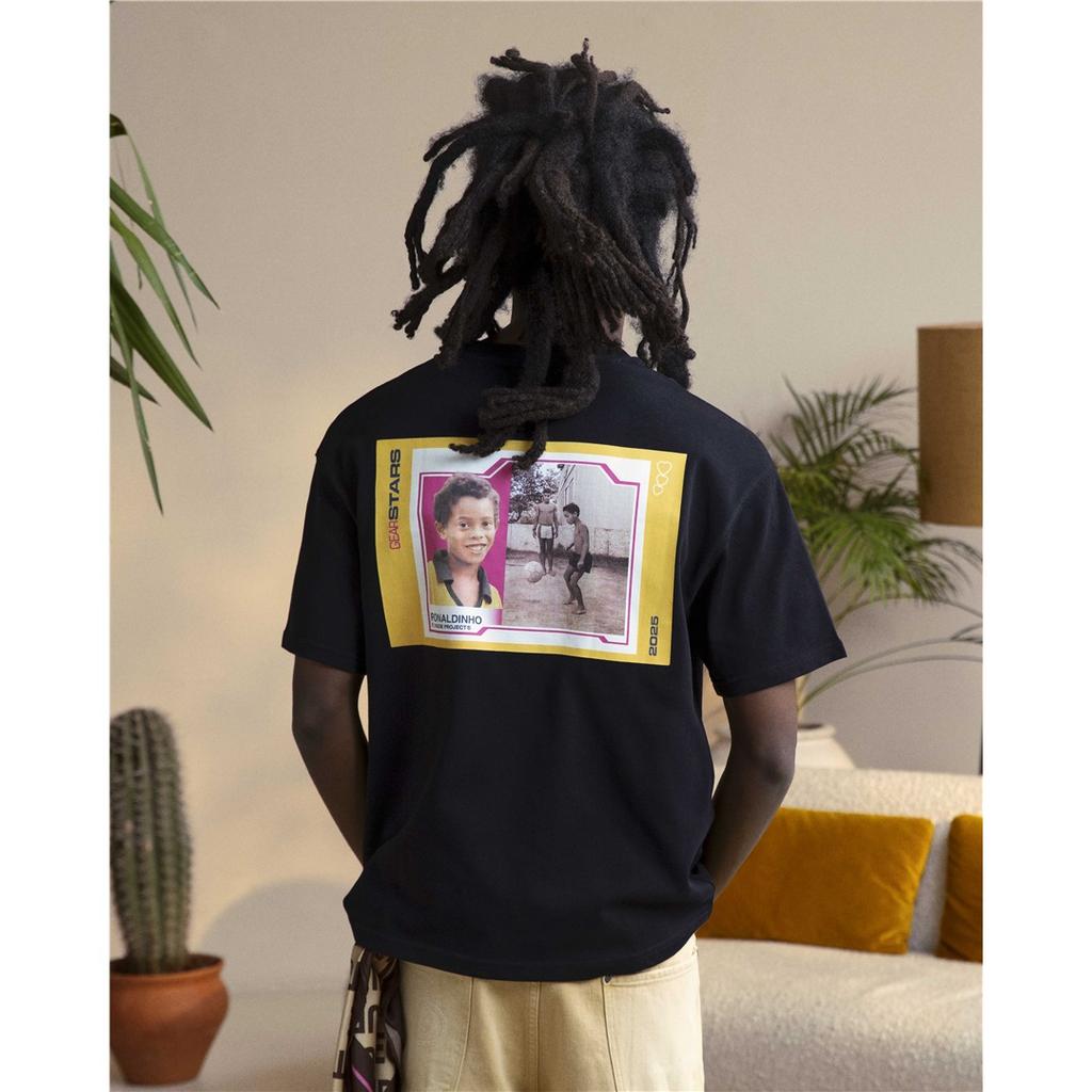 Ronaldinho Printing T-shirt Men's Women's Summer Oversize Loose Cotton Street Trend Brand Top Comfortable Oversized Female Male Clothing