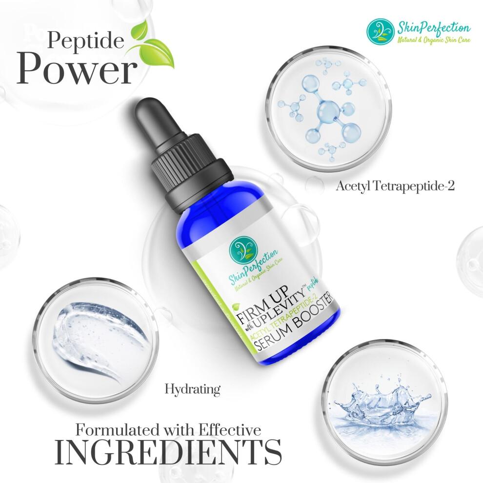 Skin Perfection Uplevity Anti-Aging Straffendes Peptid-Serum-Booster, straffendes Peptid, erh   ht die Elastizit   t, kann jeder Feuchtigkeitscreme h