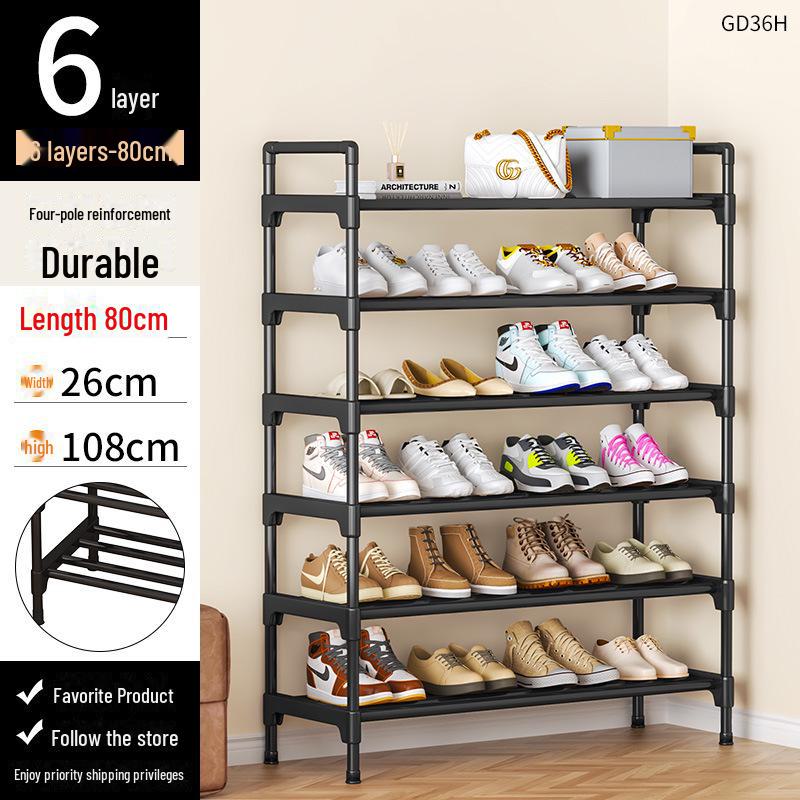 Zapatero y Armario Multicapa a Prueba de Polvo para la Entrada del Hogar o Residencia de Estudiantes