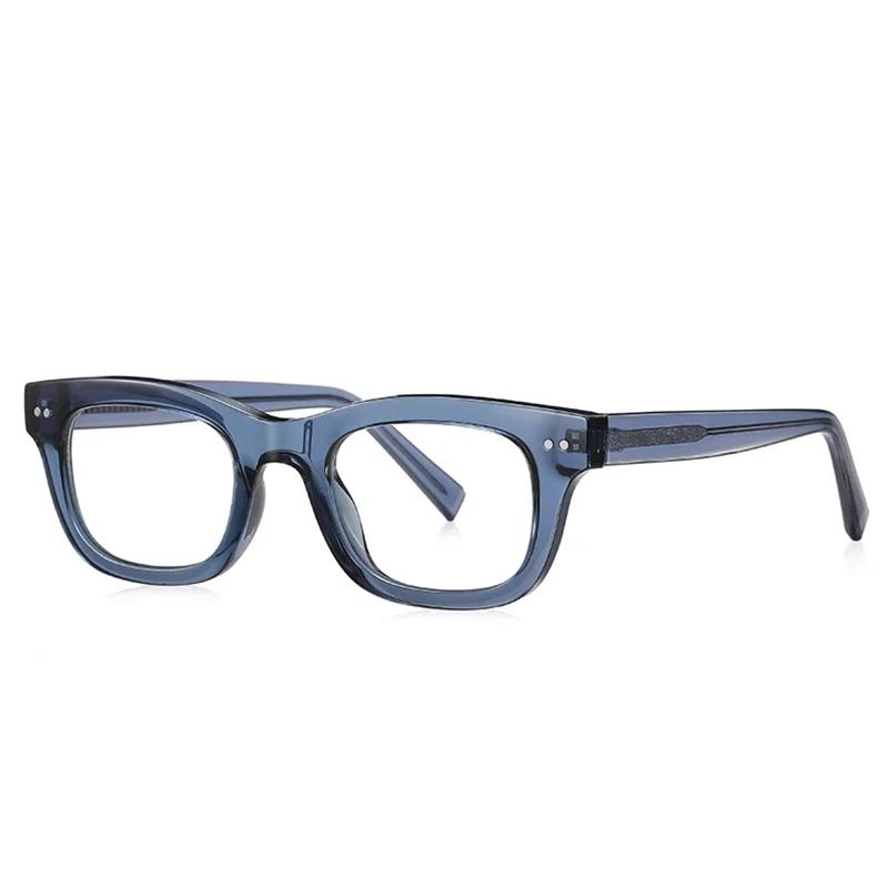 Black Leopard Square Prescription Eyeglasses Shortsighted Hyperopia Progressive Bifocal Optical Frames
