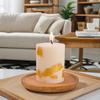 Home Decoration Free Samples Luxury Unique Design Soy Wax Handmade Natural Aromatherapy Scented Candle for Wedding