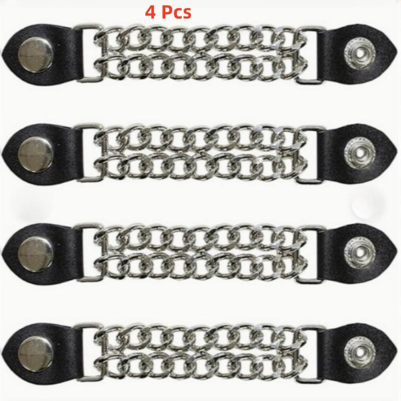 

For motorcycle riding vest, vest buckle, vest extension chain, hip-hop vest, alloy clothing accessories белый