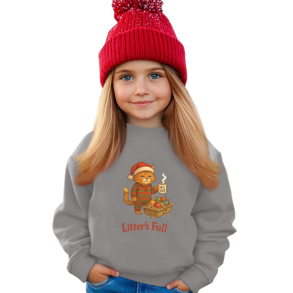 Kinder Sweatshirt Jungen Mädchen Rundhals Sport Sweatshirt Lässiger Pullover Sweatshirt Sportshirt