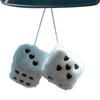 Tuyhnj Dice Car Ornament, Autophagy Dice - 1 Pair Car Decorative Dice Pendant -
