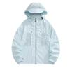 Unisex UV Protection Hooded Fishing Jacket - Summer Antibacterial Loose Fit Plus Size