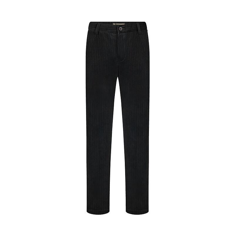Septwolves Men's Velvet Casual Straight-Leg Trousers